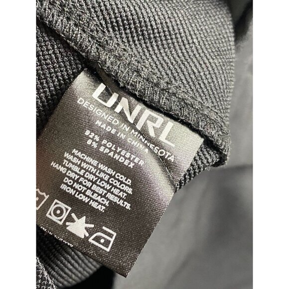 UNRL Mens Black Golf Pants size Medium Short Inseam 31-33 Polyester Performance - Picture 5 of 16